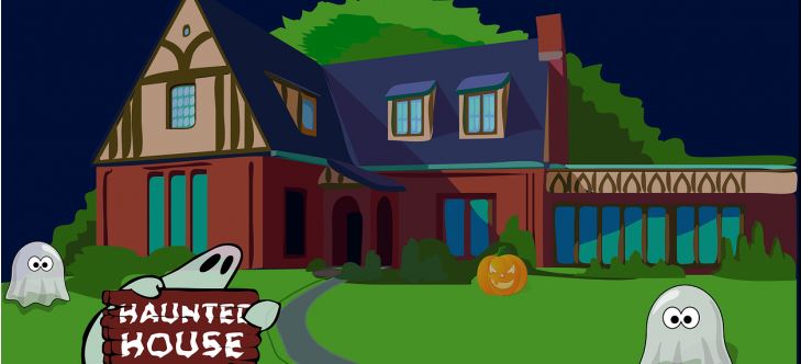 Animated haunted house