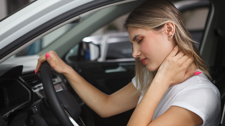 What is the most common injury seen in car accidents?