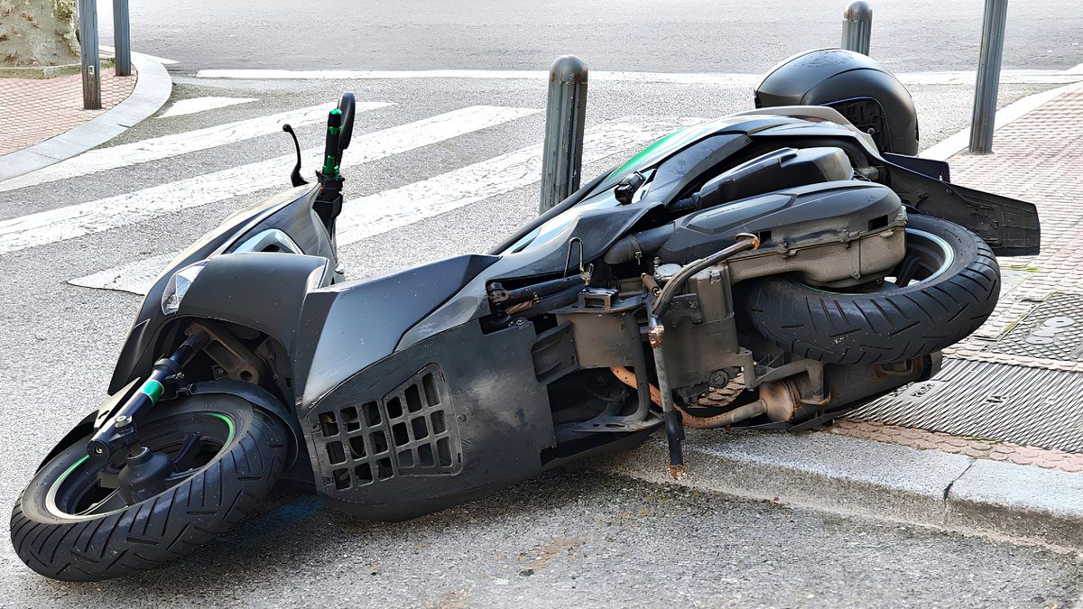 motorcycle-in-roadway-after-crash
