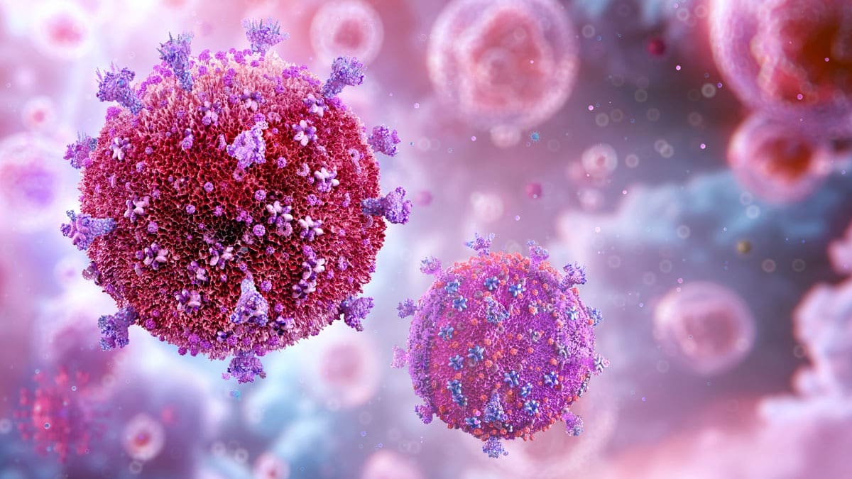 illustration-of-HIV-in-body