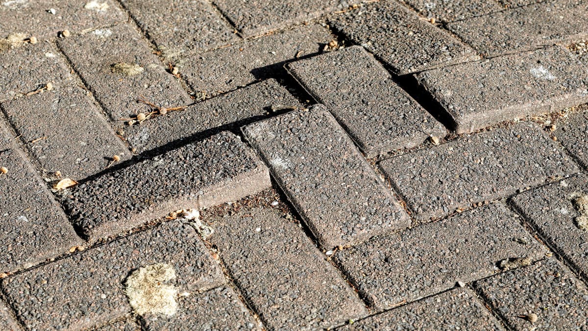 uneven-brick-laid-on-ground