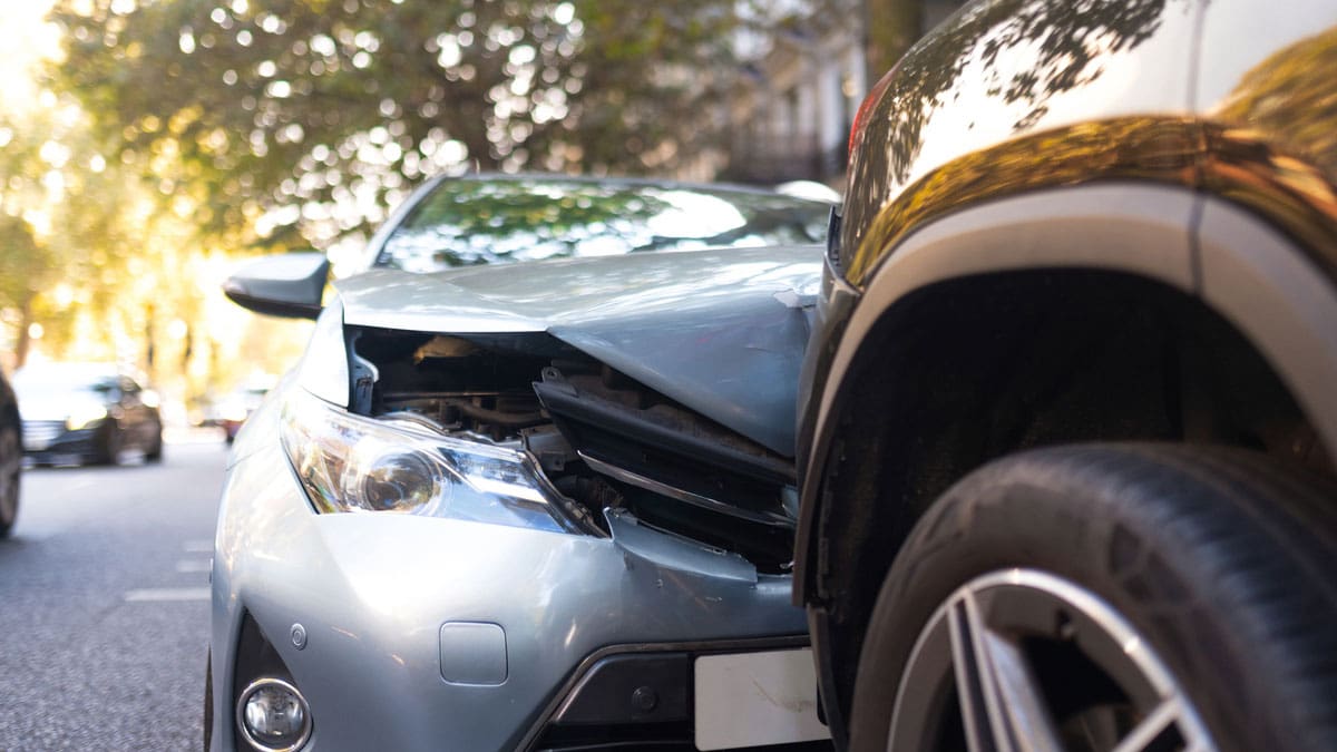 view-of-silver-car-rear-ending-another-vehicle